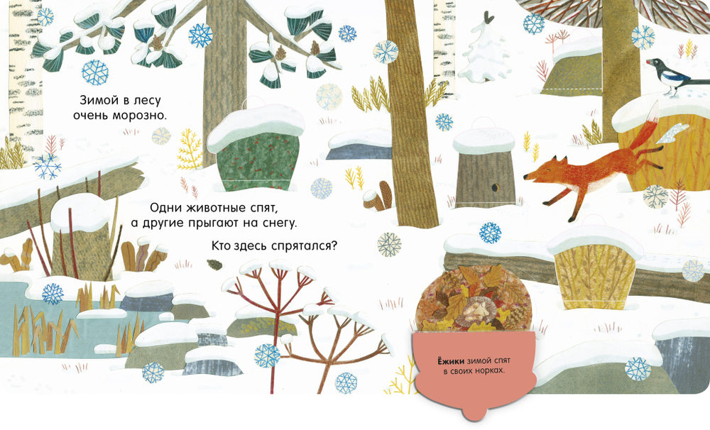 Книжка с окошками. В лесу