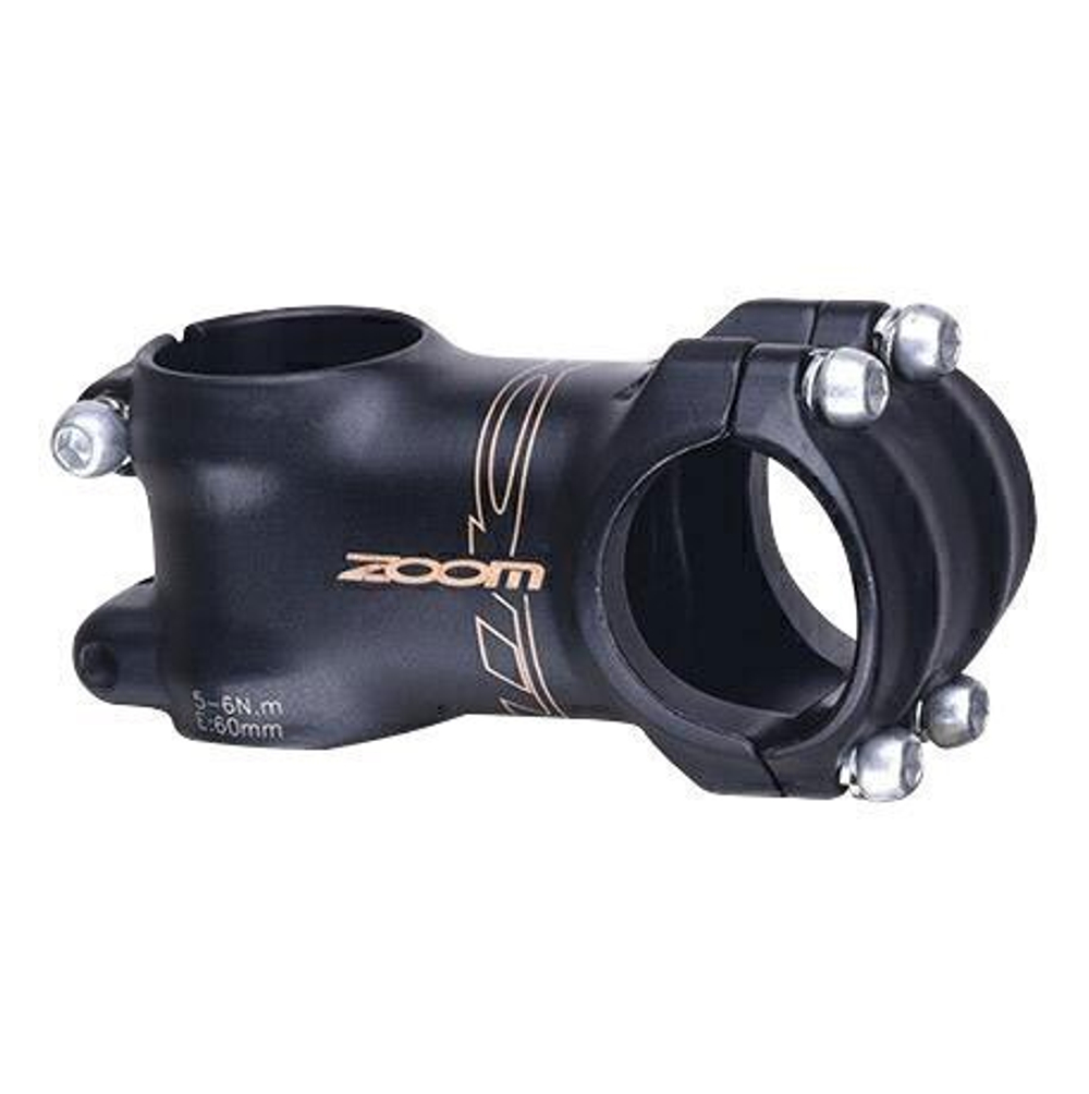 Вынос руля 1-1/8,  L-90мм, 0°, под руль 31.8, черный, кованный алюм.TDS-D600-8FOV 90