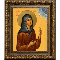 Татиана Чекмазова преподобномученица, послушница. Икона на холсте.