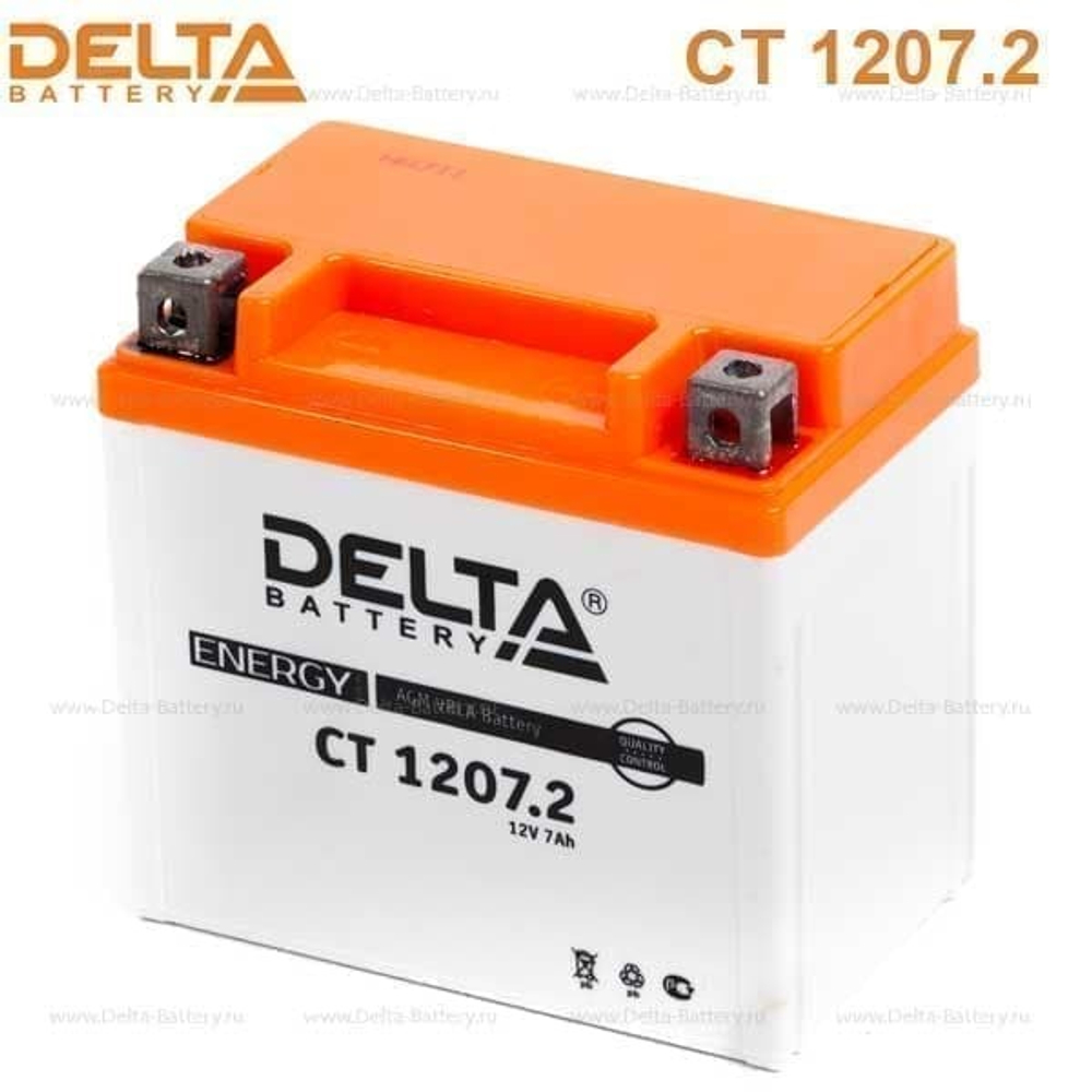 Аккумулятор Delta CT 1207.2 (12V / 7Ah) [YTZ7S]