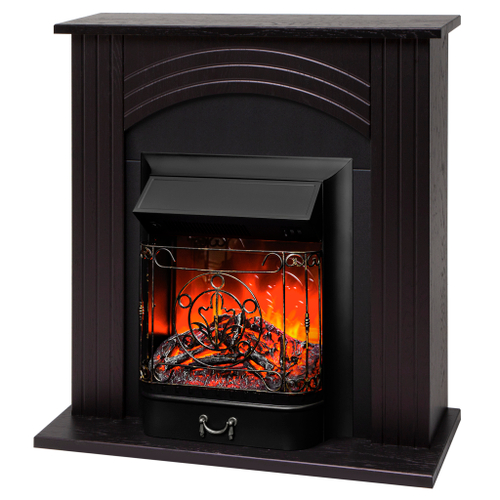 Каминокомплект Real Flame Hanna DN с очагом Majestic Lux Black (без пульта)