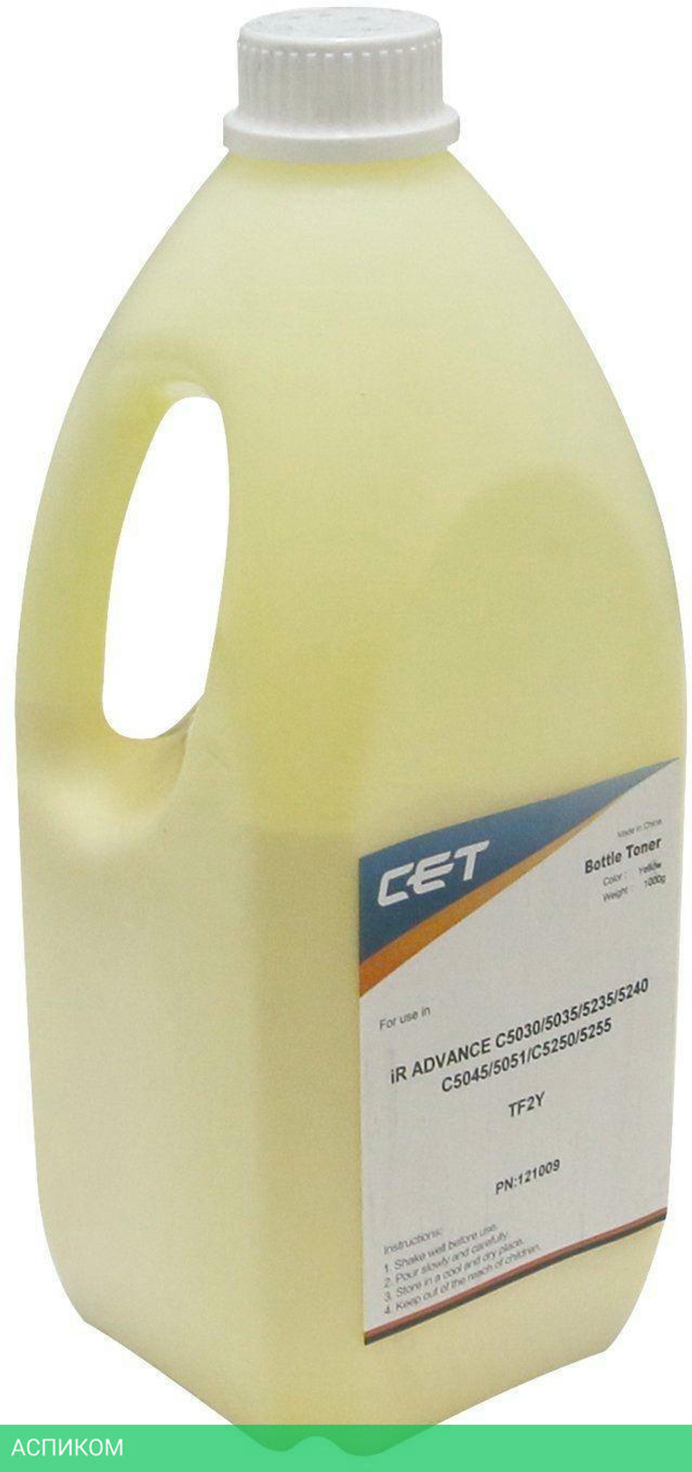 Тонер Cet TF2-Y желтый (Cet121009)