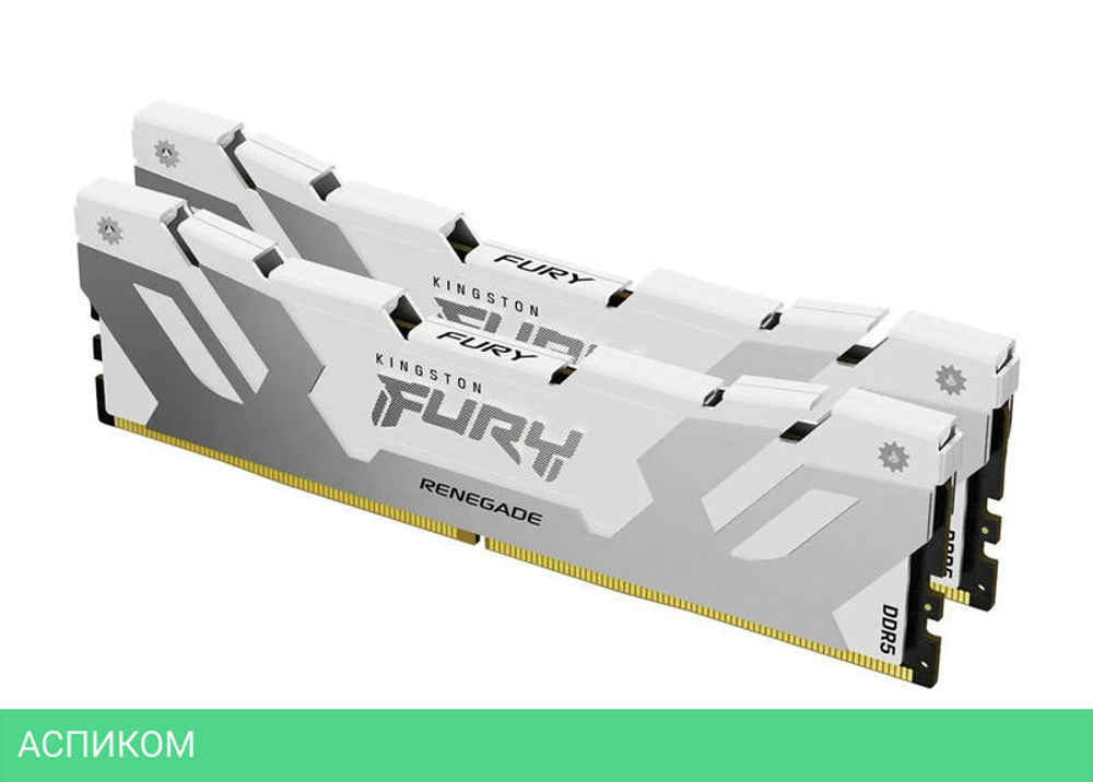 Оперативная память Kingston Fury Renegade White XMP 32Gb DDR5 (KF564C32RW-32)