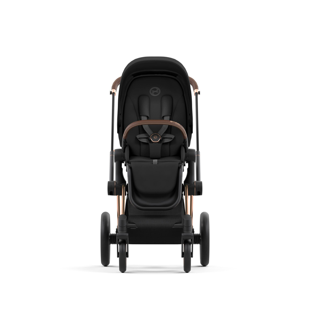 Коляска Cybex Priam IV 2 в 1 цвет Sepia Black на шасси Rosegold