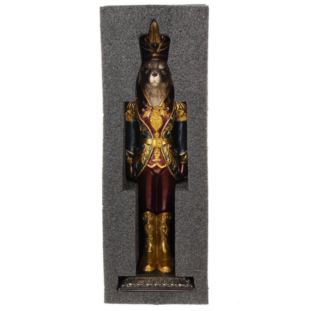 GAEM Фигурка декоративная "Солдатик-собака", L9 W9 H32 см