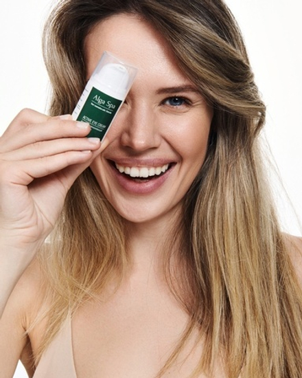 Активный увлажняющий крем для век на основе живой суспензии микроводоросли Chlorella, ТМ ALGA SPA