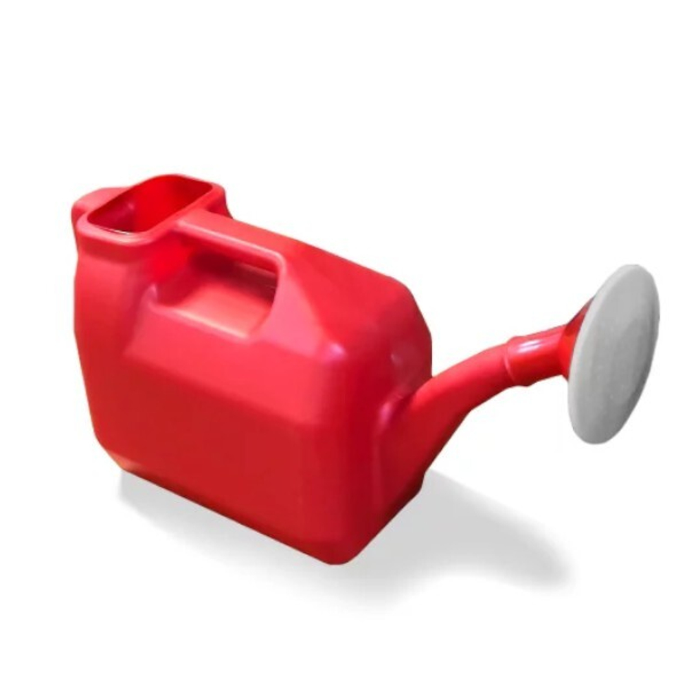 Лейка RADIVAS САДОВОД 10 л, цвет красный, две ручки, широкая горловина