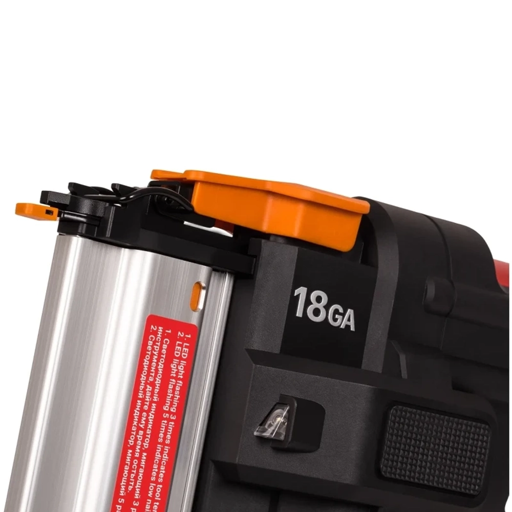 WORX WX842 аккумуляторный гвоздезабивной пистолет (1 x 2 Ач, ЗУ)