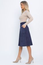 Юбка замшевая Твой идеал (синяя) Ю14583-7М LT Collection