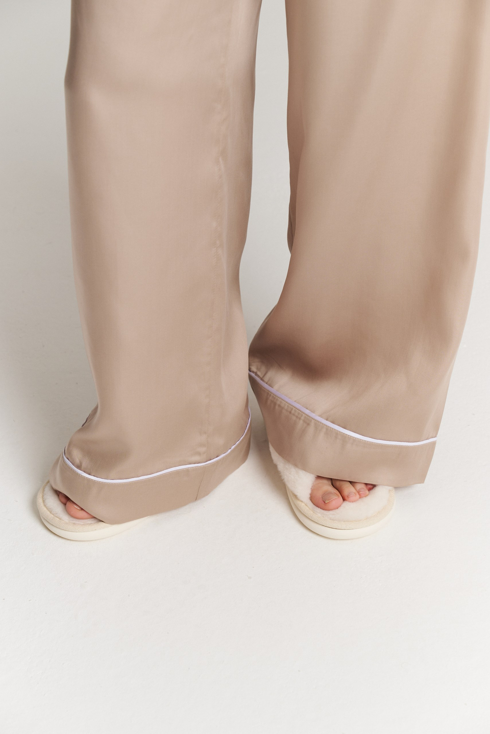 Пижама из тенселя с кантом - размер S