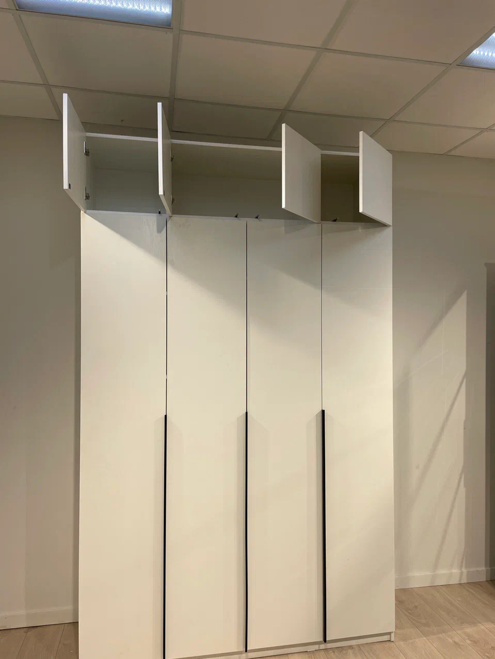 Антресоль 1600 «ШК 5» Белая