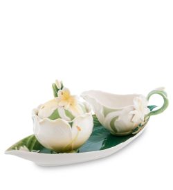 FM-38/ 2 Набор сахарница и молочник «Лилия» (Pavone)