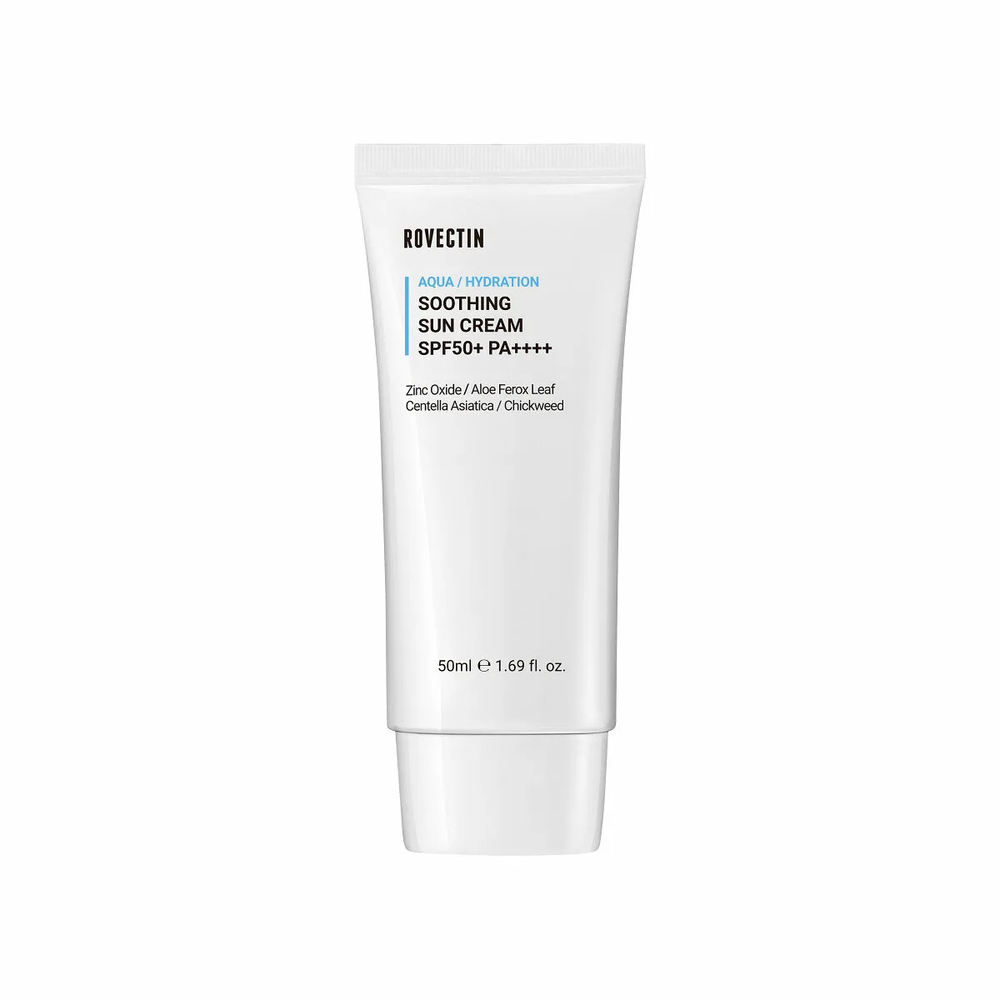 Rovectin Смягчающий солнцезащитный крем SPF50+ PA++++, 50мл.