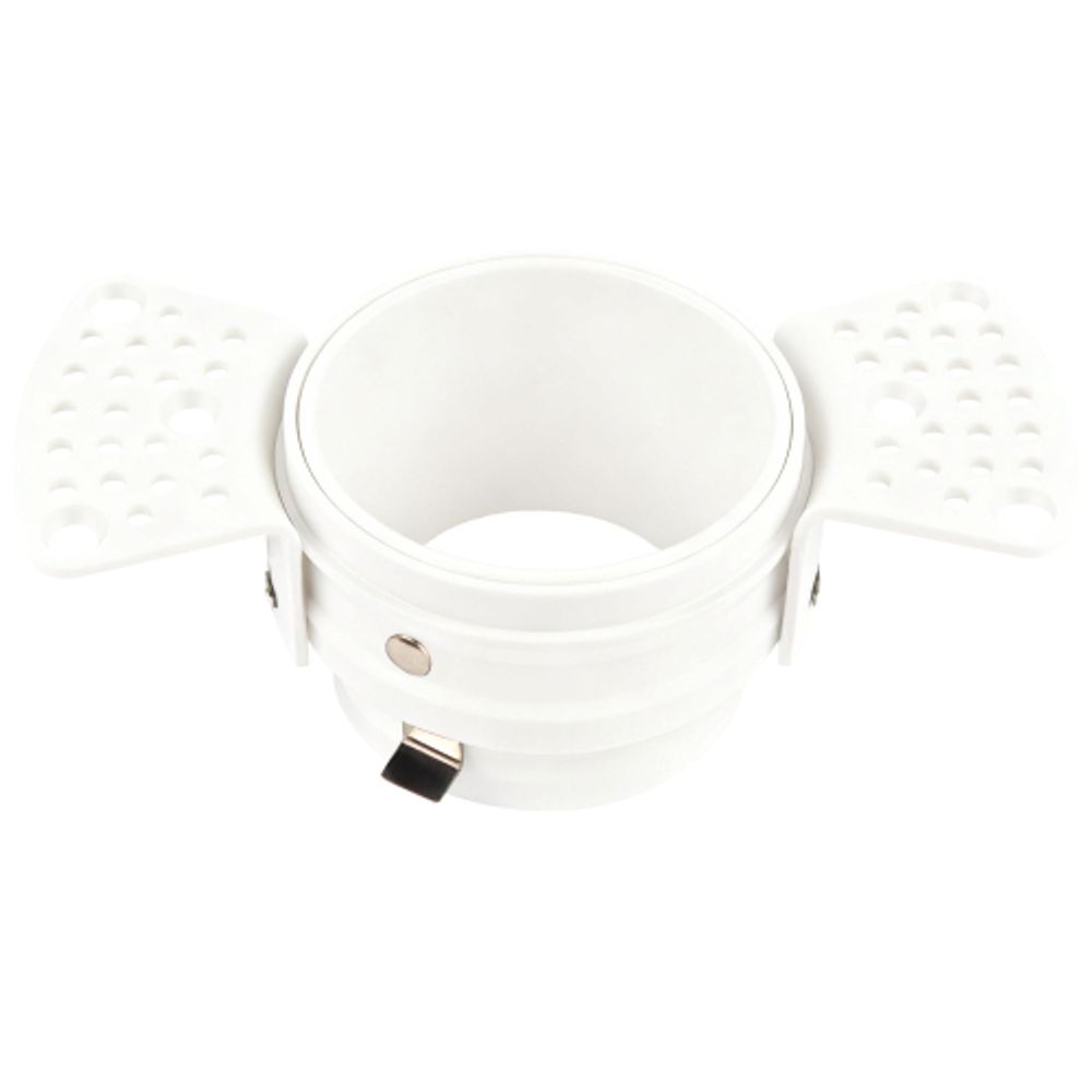 Светильник встраиваемый алюминиевый ЭРА KL99 WH безрамочный под штукатурку под лампу MR16 GU5.3 белый | Алюминиевые встраиваемые светильники