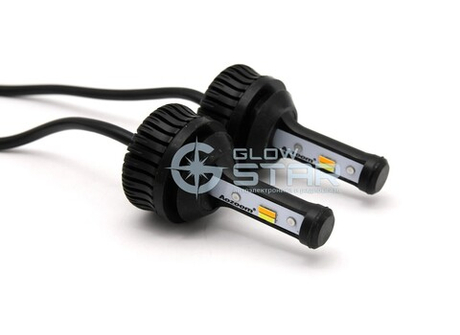 Aozoom ДХО в поворотники 1156/7440 (2 в 1) S25/T20 (BAU15S/WY21W) белый+оранжевый (комплект, 2шт)
