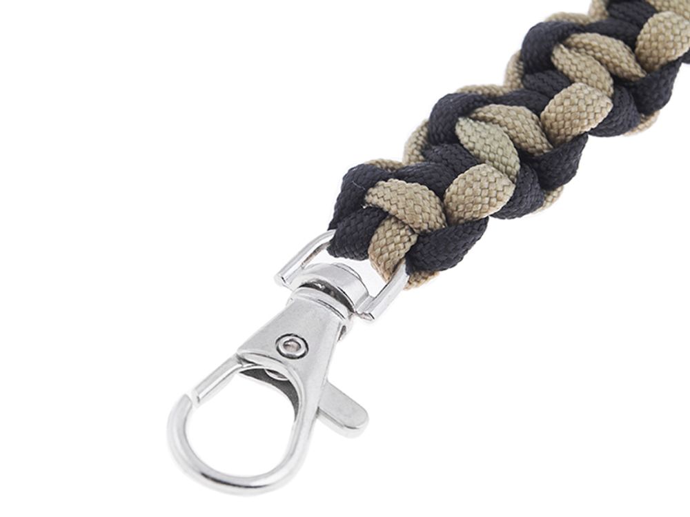 Темляк с карабином (Geoline Survival) Sand&black