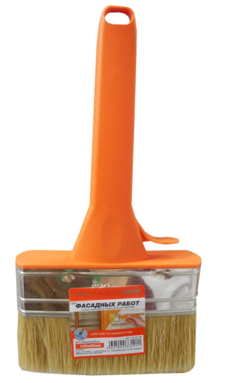 Кисть"ФАСАД" оранж.руч. *А*
