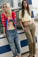 Вязаный кардиган с блоками разных цветов - ZARA