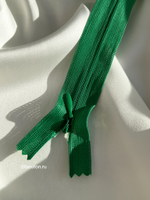 Молния потайная неразъемная зеленая 243