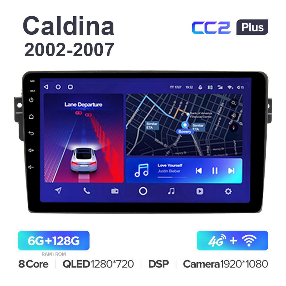 Teyes CC2 Plus 9"для Toyota Caldina 2002-2007