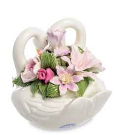 Pavone CMS-10/40 Муз. статуэтка Лебеди «Вместе навсегда»
