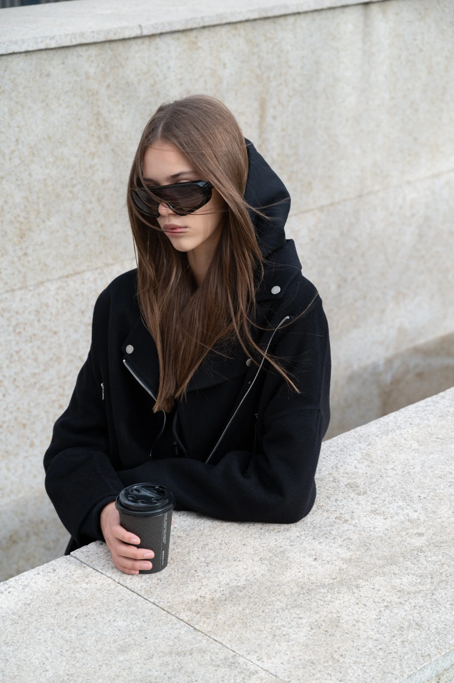 Куртка - косуха из кашемира с шерстью