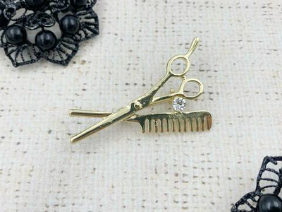 Брошь, р. 5,5х3,3 см, золото