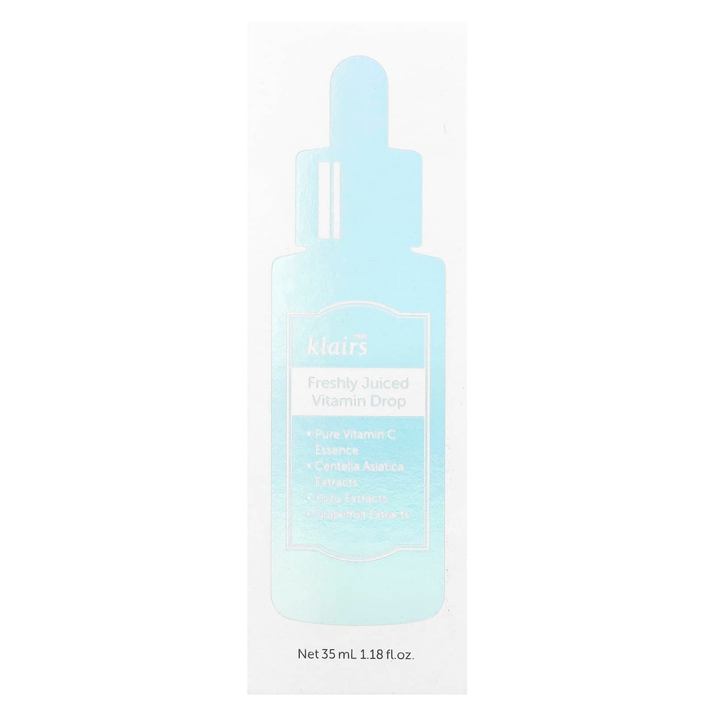 Dear, Klairs, Freshly Juiced Vitamin Drop, витаминная сыворотка, 35 мл (1,18 жидк. унции)