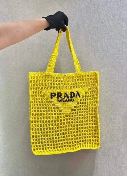 Женская сумка-тоут PRADA RAFFIA