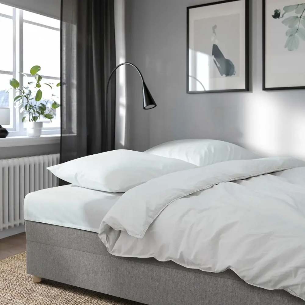 3-местный диван-кровать - IKEA DÅNHULT/DANHULT,  78x96x220см, серый, ДАНХУЛЬТ ИКЕА