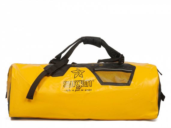 Гермо-Сумка-Рюкзак Sargan Прогрессор-110 герметичная молния 100%, вкладыш 110 л желтый/черный