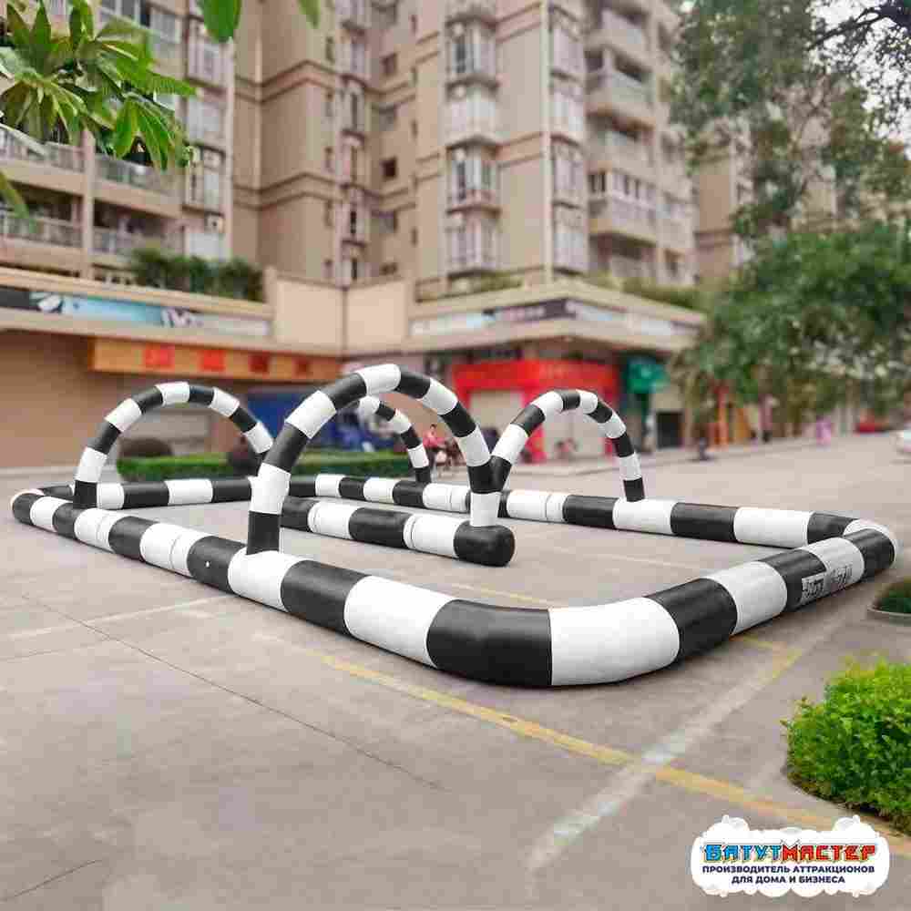 Надувная трасса «Гран-при» для игровых машинок, 10×8,5×5 м