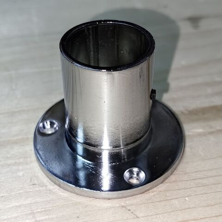 Фланец высокий 25 мм (толщина стенки - 2мм) - 2шт.