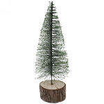 Ёлка декоративная «Сияние» 16 см, салатовый