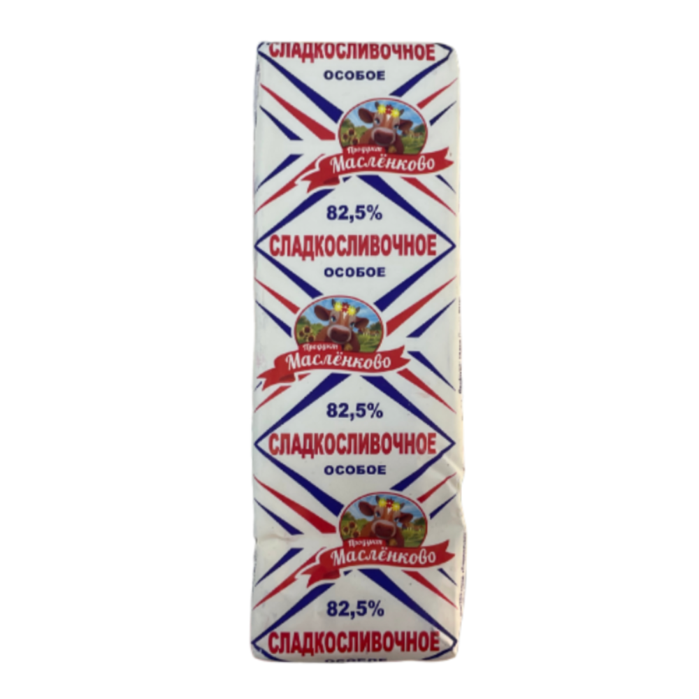 Масло сладкосливочное Масленково в/с 82,5% 450 гр