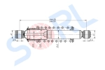 Амортизатор кабины пружинный 234/316, O/O, 14x40/14x40 DAF (CB0013) SORL
