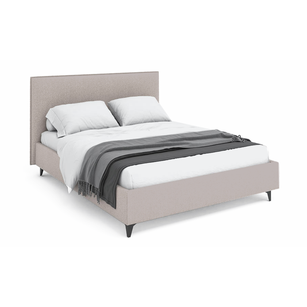 Кровать Ингрид (24) (с.м.160*200) (ТКФ), ЦП 250 Runa light beige, ВариантКроя1