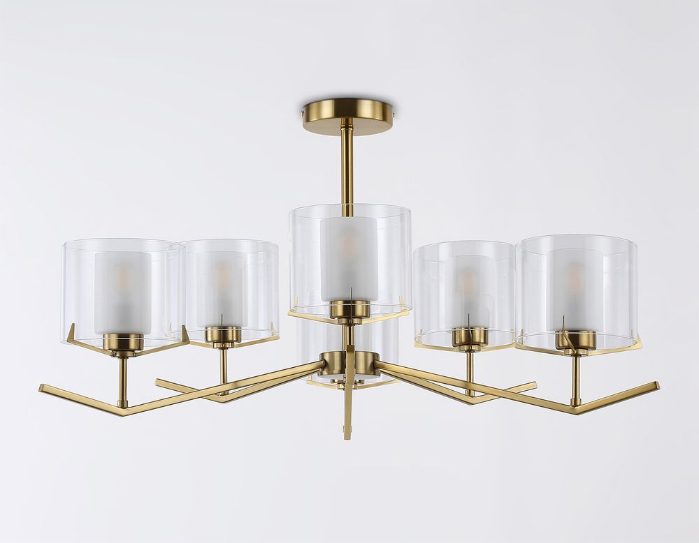 Ambrella Люстра со стеклянными плафонами на штанге Modern LH57008