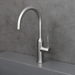 СМЕСИТЕЛЬ ДЛЯ КУХНИ С ПОВОРОТНЫМ ИЗЛИВОМ СТАЛЬ LM5079S ЭКСПЕРТ