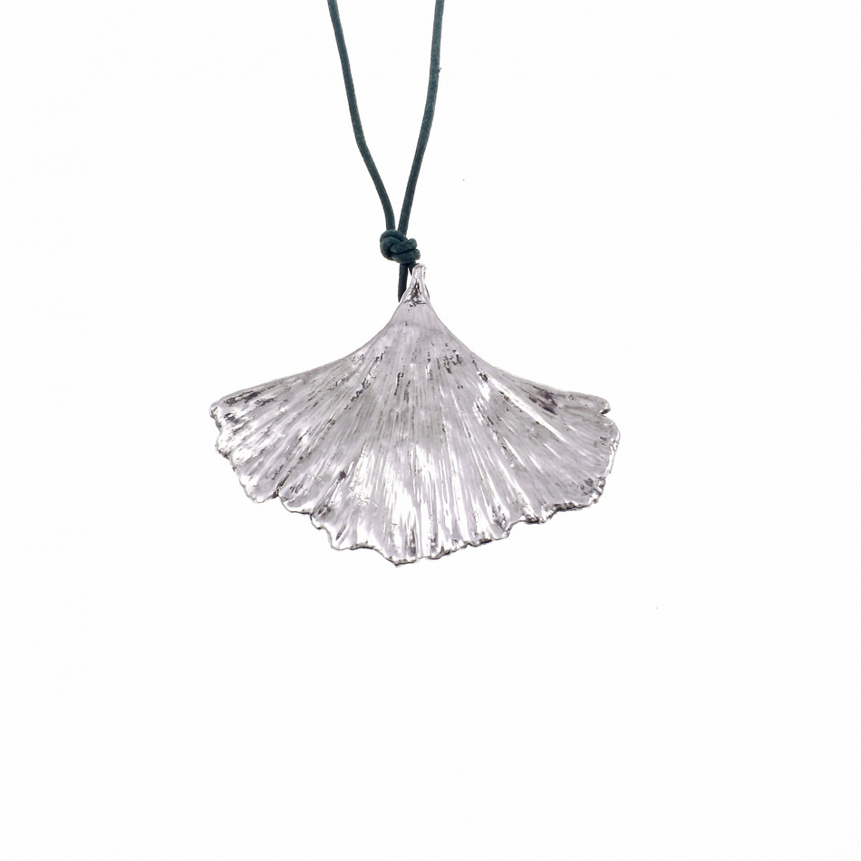 Колье лист Ester Bijoux Гингко LF14A-S BW