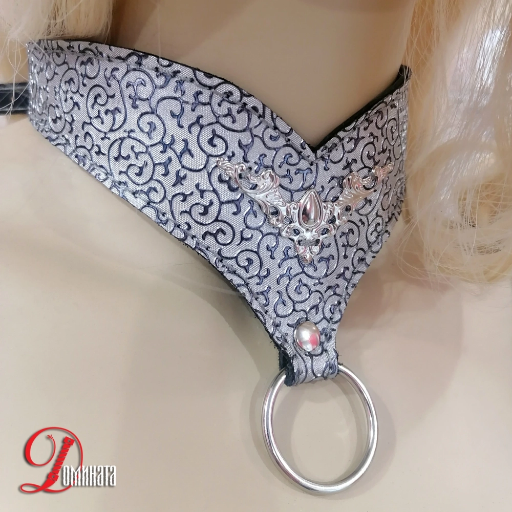 Ошейник-чокер фигурный "Серебряный сон"