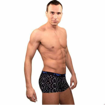 Мужские трусы боксеры черные Emporio Armani