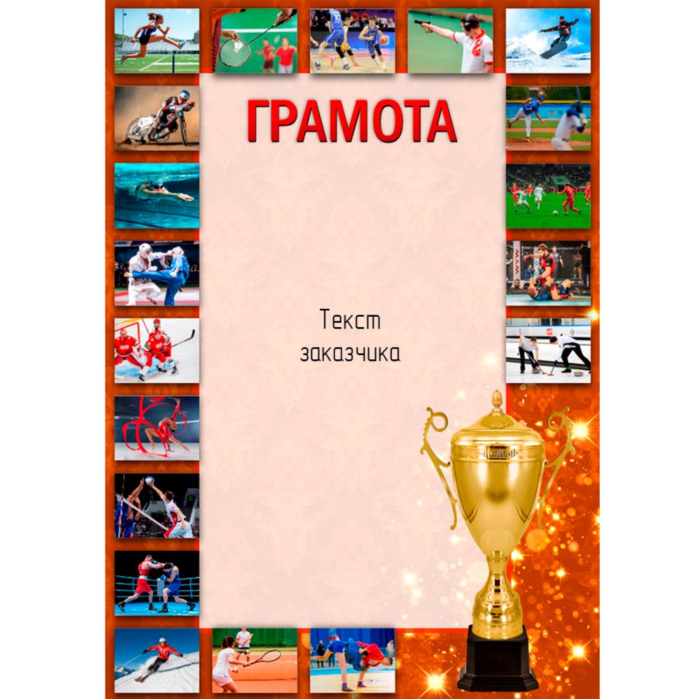 Грамота PNDiploma-074 с текстом