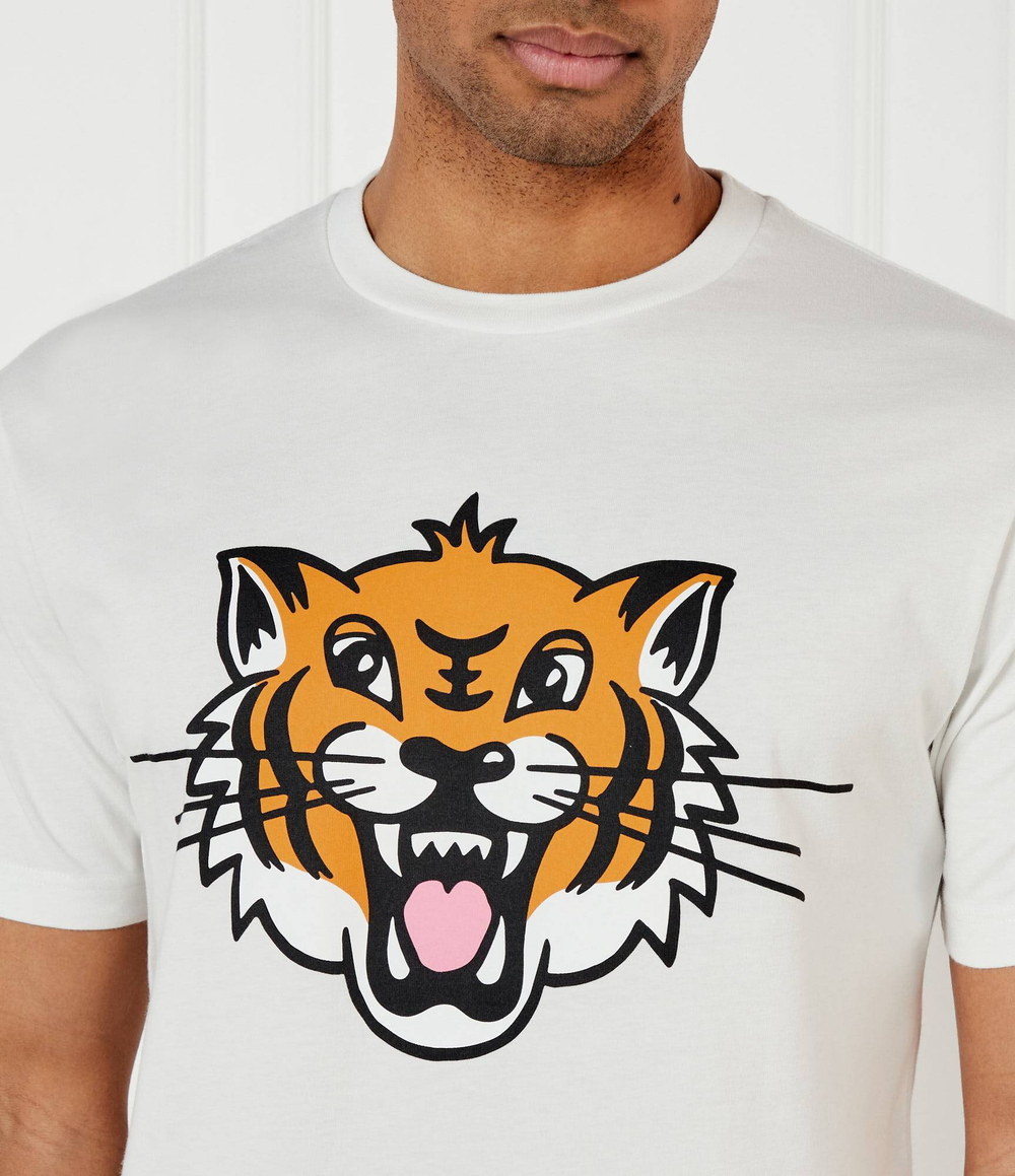 Футболка HAPPY TIGER Kenzo - белый(FF55TS5334SG)