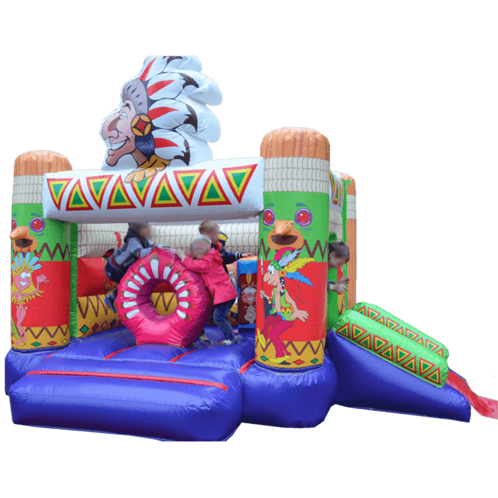 Коммерческий надувной батут "Индеец"