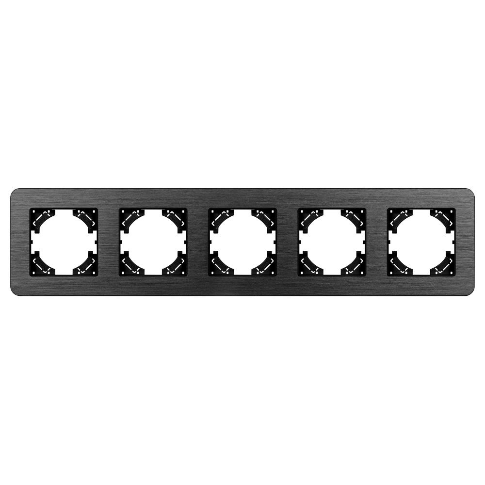 Рамка алюминиевая FRM-AKIRY-AL-5-BK (Arlight, -) 049735