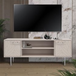 Тумба под ТВ Арт Колор leaves 155см Стайл Сильвер Серый агат