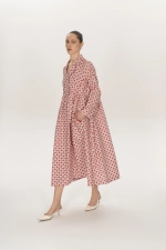 Платье «Узоры 2», красный