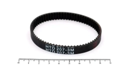 2шт. Ремень для шредера HTD 207 3M 9 мм, уничтожителей офисной бумаги