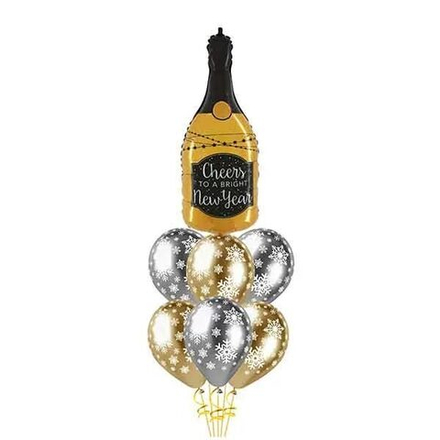 Композиция "Бутылка виски на Новый Год"